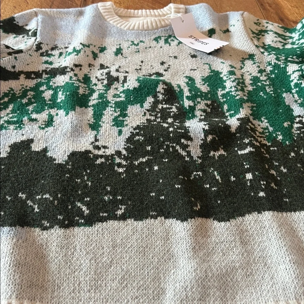 NWT HBC Stripes Medium Sweater - Picture 11 of 12